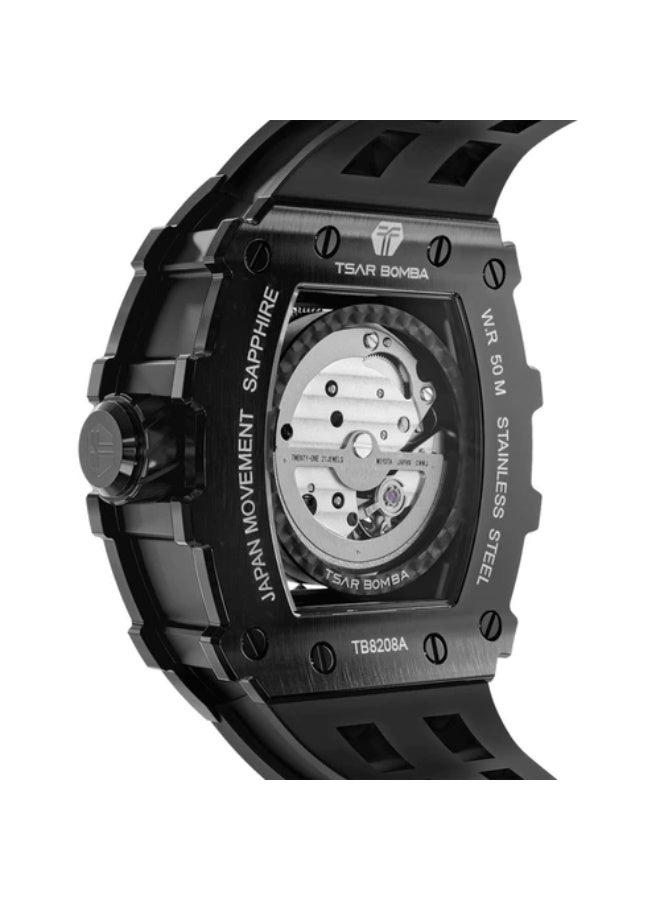 TSAR BOMBA Montre Homme Tsar Bomba Elemantal series - TB8208A45 Bracelet Silicone Noir - Image 3